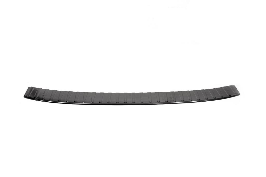 Stoßstangenverkleidung hinten Schwarz verchromt (rostfreier Stahl) Für Ford Custom 2013-2022