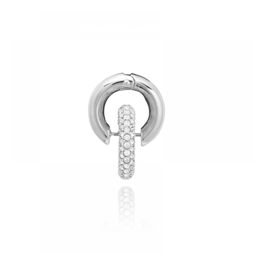 Swarovski 5671807 Dextera Interlocking Loop Hoop Earrings