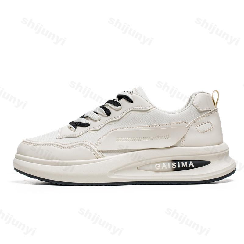 

Мода 2025 Осень Новые Мужские Модные Повседневные Туфли на Толстой Подошве Удобные Универсальные Спортивные Туфли на Толстой Подошве Низкие Кроссовки на Платформе 39 бежевый