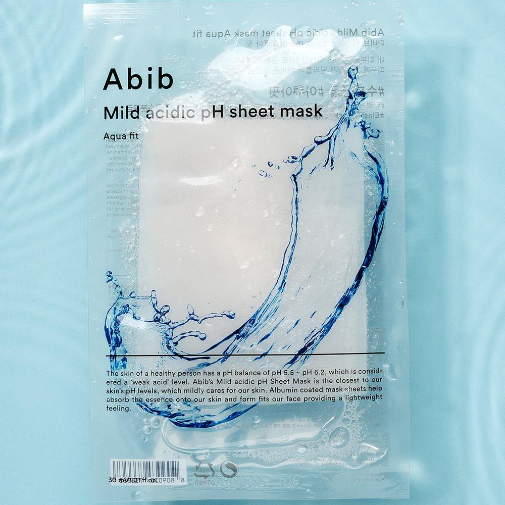 10pcs_[ABIB] Mild Acidic pH Sheet Mask (Aqua Fit)