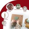 Adjustable Macrame Board Stand Macrame Cork grid Board Foldable Beginner-Friendly DIY Projects Support for Braiding Cording