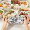 Aluminum Foil Food Covers with Elastic Edge Heat-Retaining Freshness Keeping Bowl Covers for Dishes Pots Pans Reusable Heat Wrap for Home