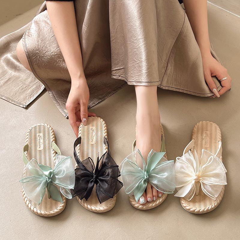 Summer fashion versatile new solid color simple flip-flops cool slippers women wear soft bottom classic beach flip-flops women