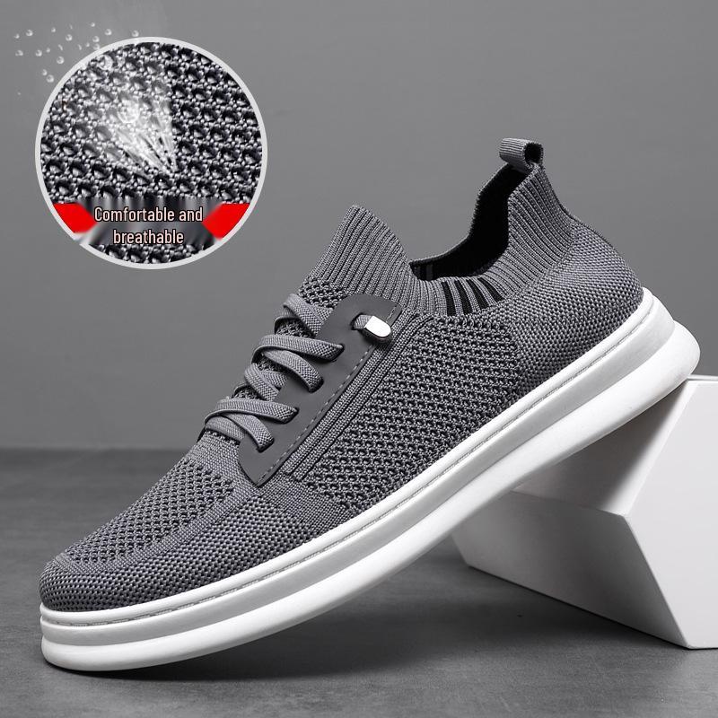 

Трендовые Удобные Сетчатые Кроссовки Flyknit в Стиле Папа - Дышащая, Универсальная Классическая Повседневная Обувь на Мягкой Подошве Size 41