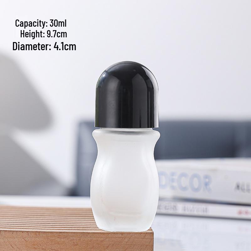 50ml Frosted Glass Rollerball Bottle for Essential Oils and Serums