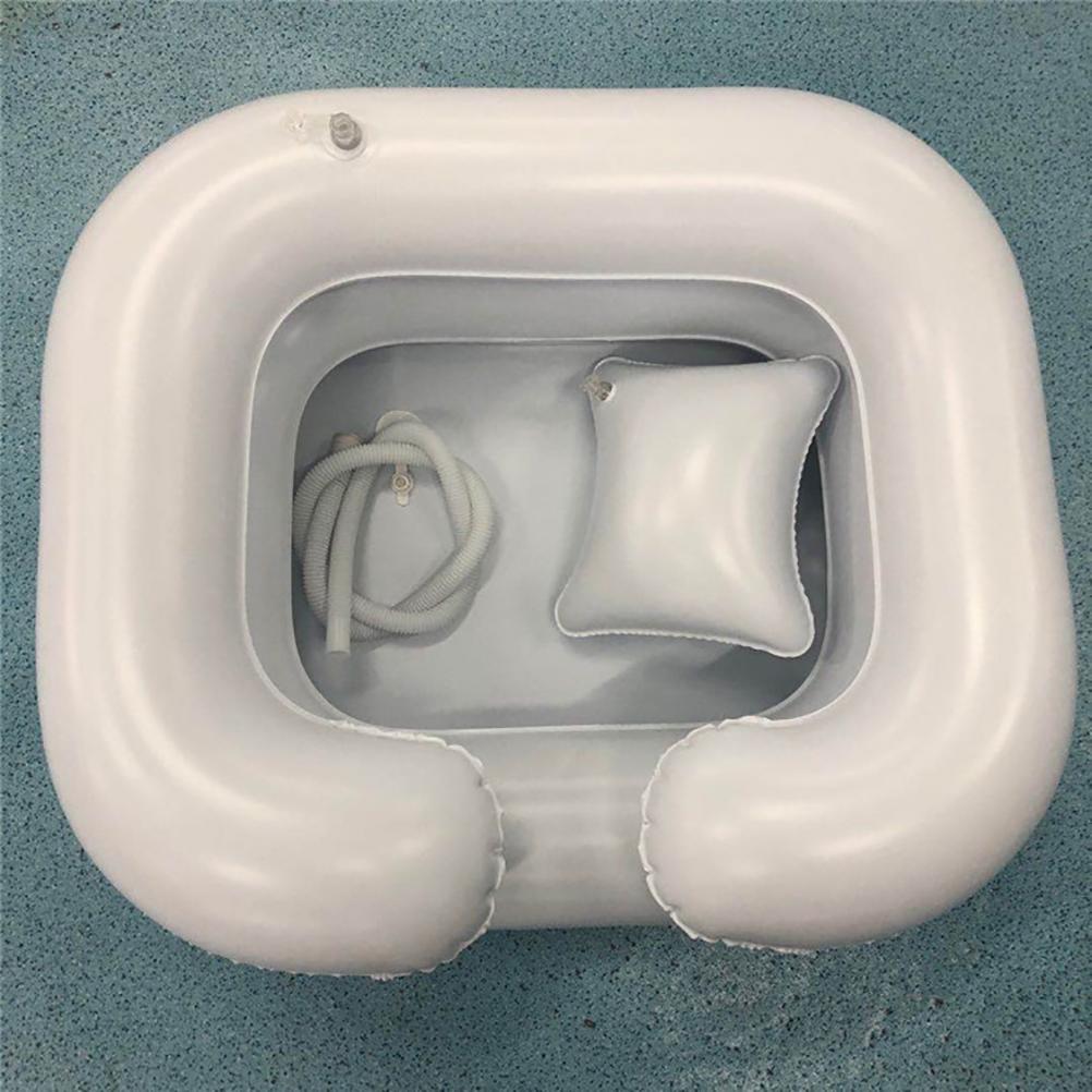 Inflatable Hairwash Basin Shampoo Basin Bathing Aid Wash Hair PVC Foldable Shampoo Basin Wash Basin