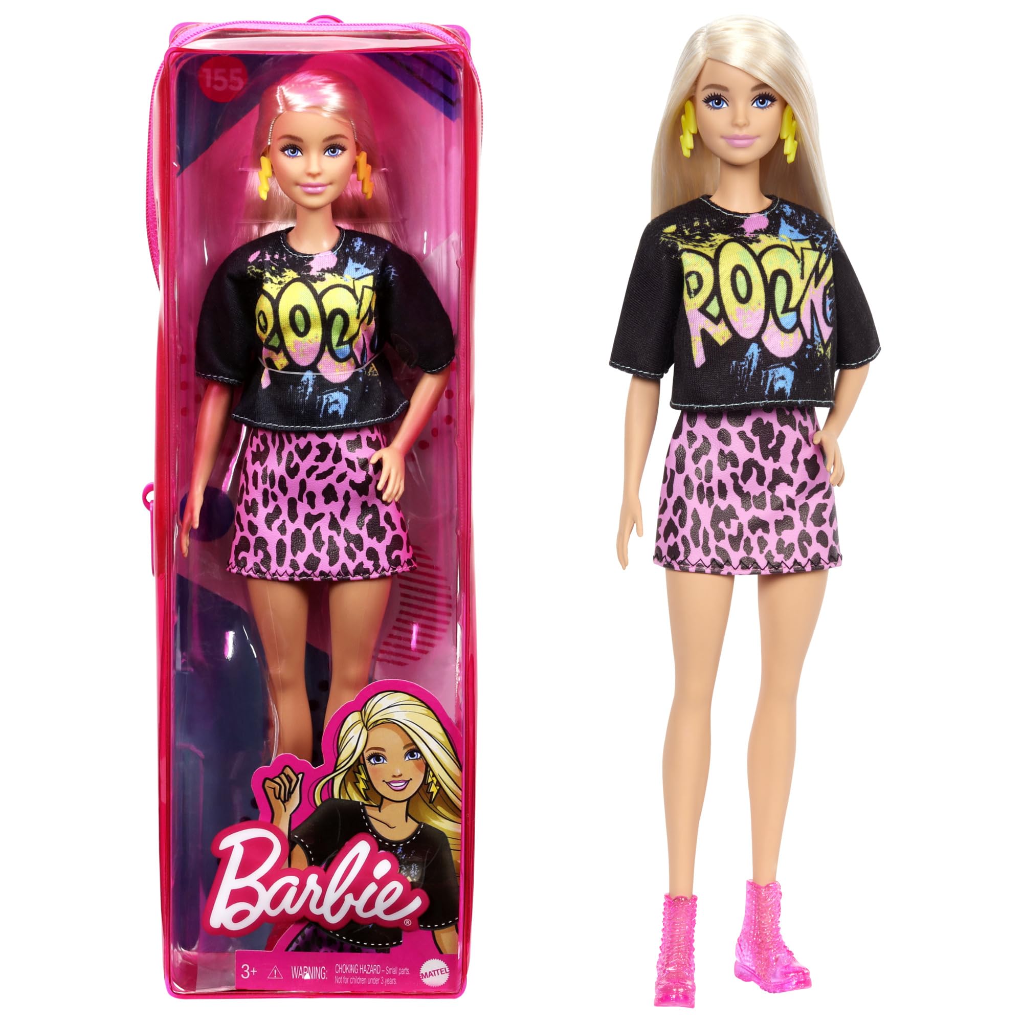 

Barbie Fashionista Черный Хранилище 3 и GRB47 Футболка [Кукла для переодевания] [Включает чехол] [Для детей старшего возраста] чёрный