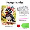 Cute Bird Pearl Painting Handmade DIY 5D Creative Ornaments Living Room Home Decoration Painting Gift Ideas
