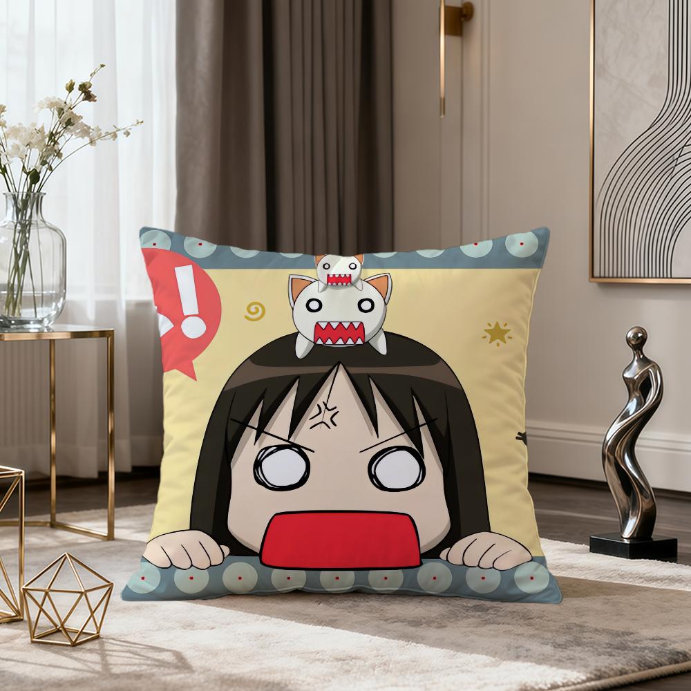 Anime Japan AAzumanga Daioh Osaka AAyumu soft Comfort Pillowcase for Sofa nap Living Room party Home pet Decor Pillowcover