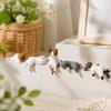 4/5 Stück Mini-Landschaftskatzen-Dekoration Niedliche Katzen-Randdekoration Geschenk Kätzchen-Dekoration Bürodekoration