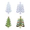 Diy Crystal Drop Glue Aromatherapy Gypsum Abrasive Three-dimensional Christmas Tree Decor Ornament Pendant Silicone Mold