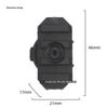 FAST Tactical Helmet Rail with 360° Rotating 20mm Picatinny Nylon Bracket