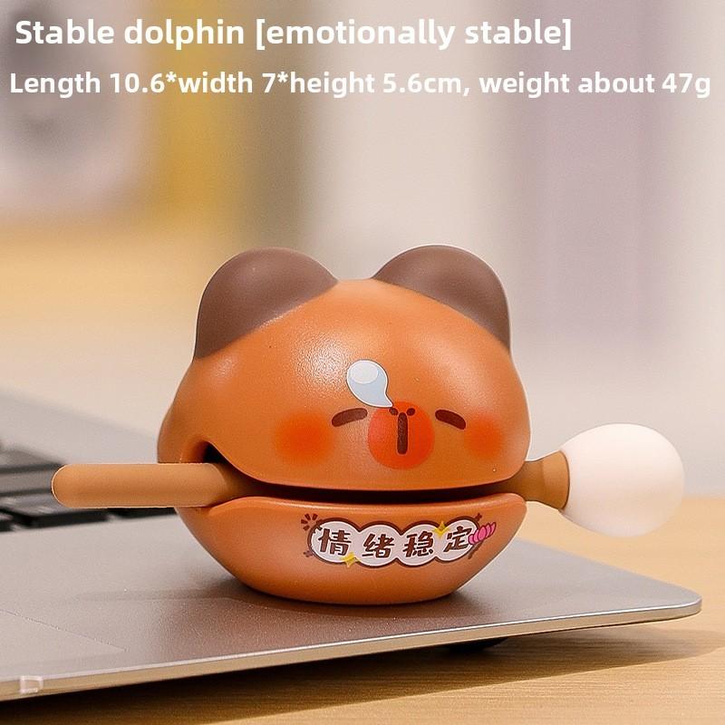 Resin Craft Figurine Stable Emotion Desk Decor Office Gift For Adults