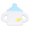 Baby Teether Cartoon Bottle Shape One Piece Soft Flexible Baby Silicone Teether Baby Teething Chew Toys
