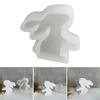 Easter Rabbit Flowerpot Vase Mold Hydroponic Plant Stand Silicone Mould Plaster Concrete Test Tube Flower Pots Molds Home