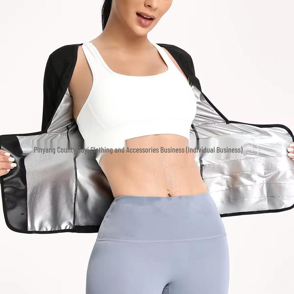 Damen Schweißableitender Taillentrainer Schlankmachende Sportbekleidung