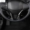 For Honda Vezel HR-V 2014 -  Handle Bowl Steering Wheel Gear Window Lift AC Air Panel Cover Trim Carbon Fiber Accessories
