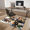 1pc My Hero Academia Chair Mat - Anime Cartoon Design Office Desk Pad, Non-Slip Carpet for Home Decor, Living Room, Bedroom, Game Room, Birthday Gift.