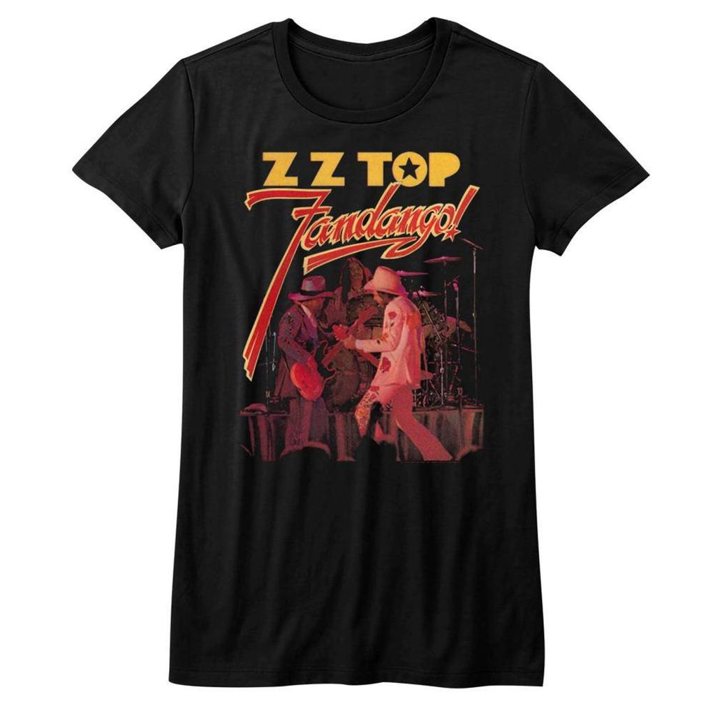 T-shirt Junior Femme ZZ Top Fandango Noir