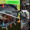 Edelstahl BBQ Grillbürste mit abnehmbarem Griff Sichere Draht-Grillbürste BBQ Reinigungsbürste Grillrost-Reiniger JT436