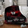 1pc Dragon guitarThemed Blanket Soft Flannel All Season Cozy Throw with Bold Graphic Print, Travel, or Holiday Gift for Family & Friends