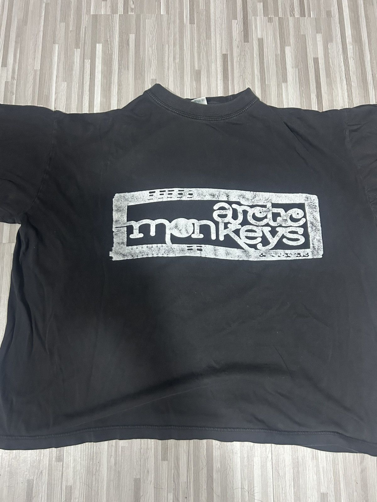 Arctic Monkey band logo Black T shirt 90s Retro Style Unisex tee XXL