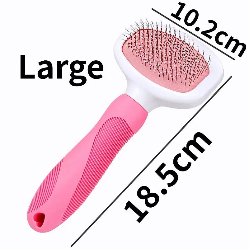 

Professional Dog Brush for Shedding and Grooming Massage Deshedding Tool for Dogs and Cats Pain Free Hair Remover Comb for Pet XS