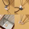 Stylish Ins-inspired Alloy Pendant Necklace Set Featuring Stunning Star And Moon Elements For Trendy Women