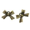 Pendants Bow With Crown Charms For Princess Themed Jewelry Making Alloy