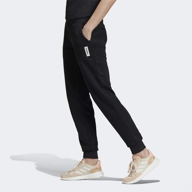 adidas Running Training Tapered Knit Pants Women Bottoms Black EI4629