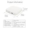 Smart WiFi Bluetooth-Compatible Gateway Hub Smart SIG Mesh, Tuya Smart Life APP Remote Voice Control Work with Alexa Google Home