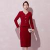 Women's Autumn Business Commuting Light Luxury Temperament Long-Sleeved Dress