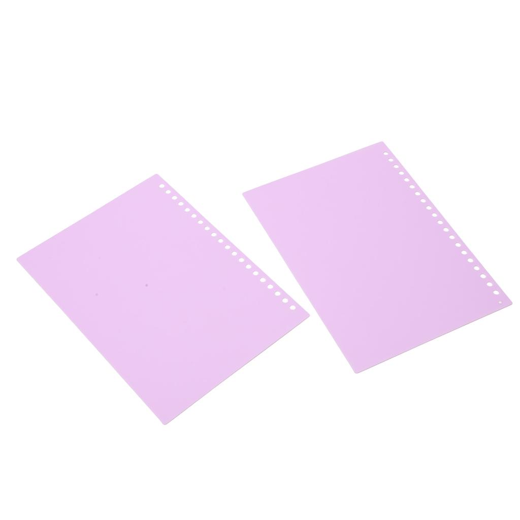 20 Sheets Loose Leaf Binding Cover 20 Holes Flexible PP Plastic Loose Leaf Presentation Binding Case