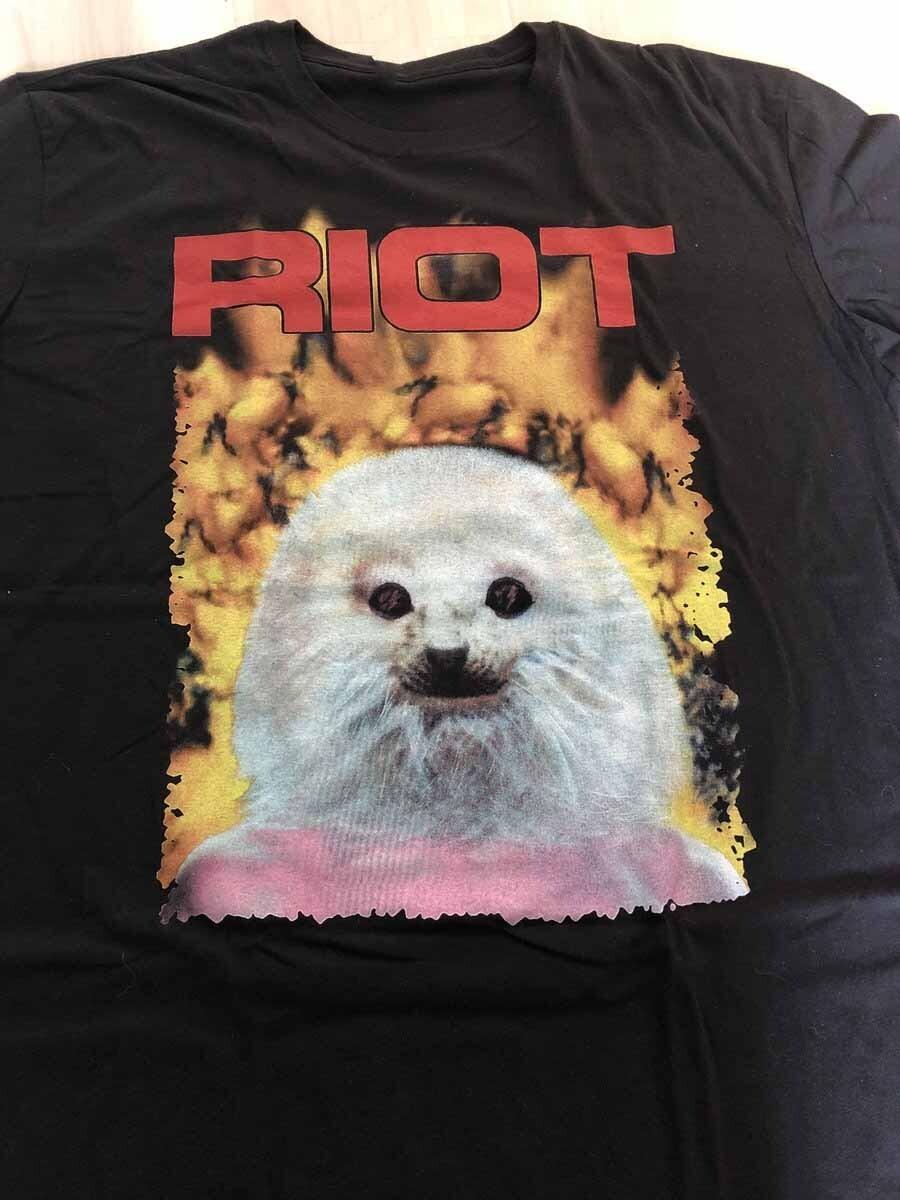 RIOT V Band Fire Down Under T Shirt Black Unisex S-2345XL EM0665 L