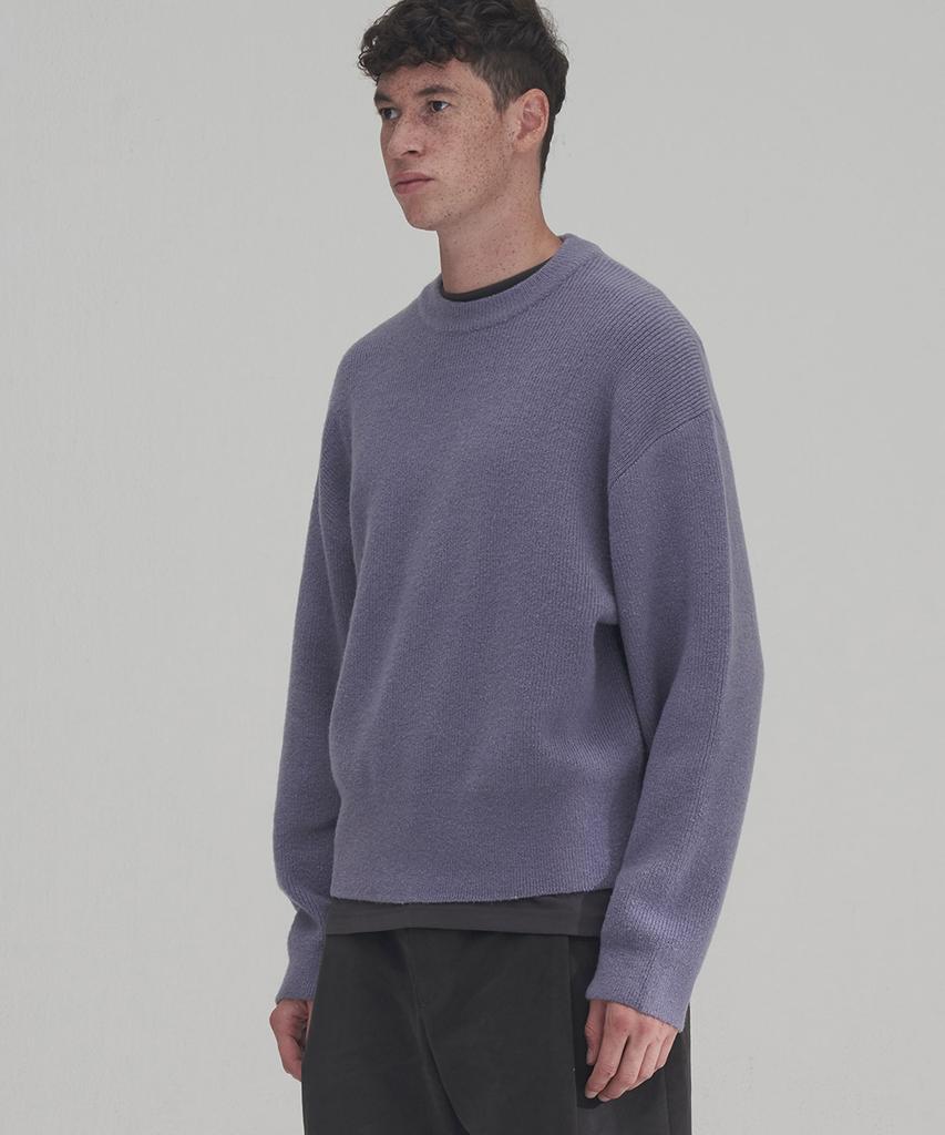 WMC Tsc Crop Wool Knit_Lavender