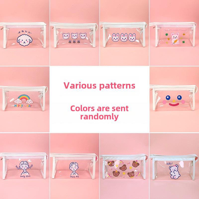 

Прозрачный пенал серии Milk Salt: Стильный, портативный, водонепроницаемый, большой емкости