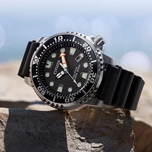CITIZEN Men's Promaster BN0156-05E Waterproof Dive Watch with Urethane Strap, 200m Water Resistance, Eco-Drive