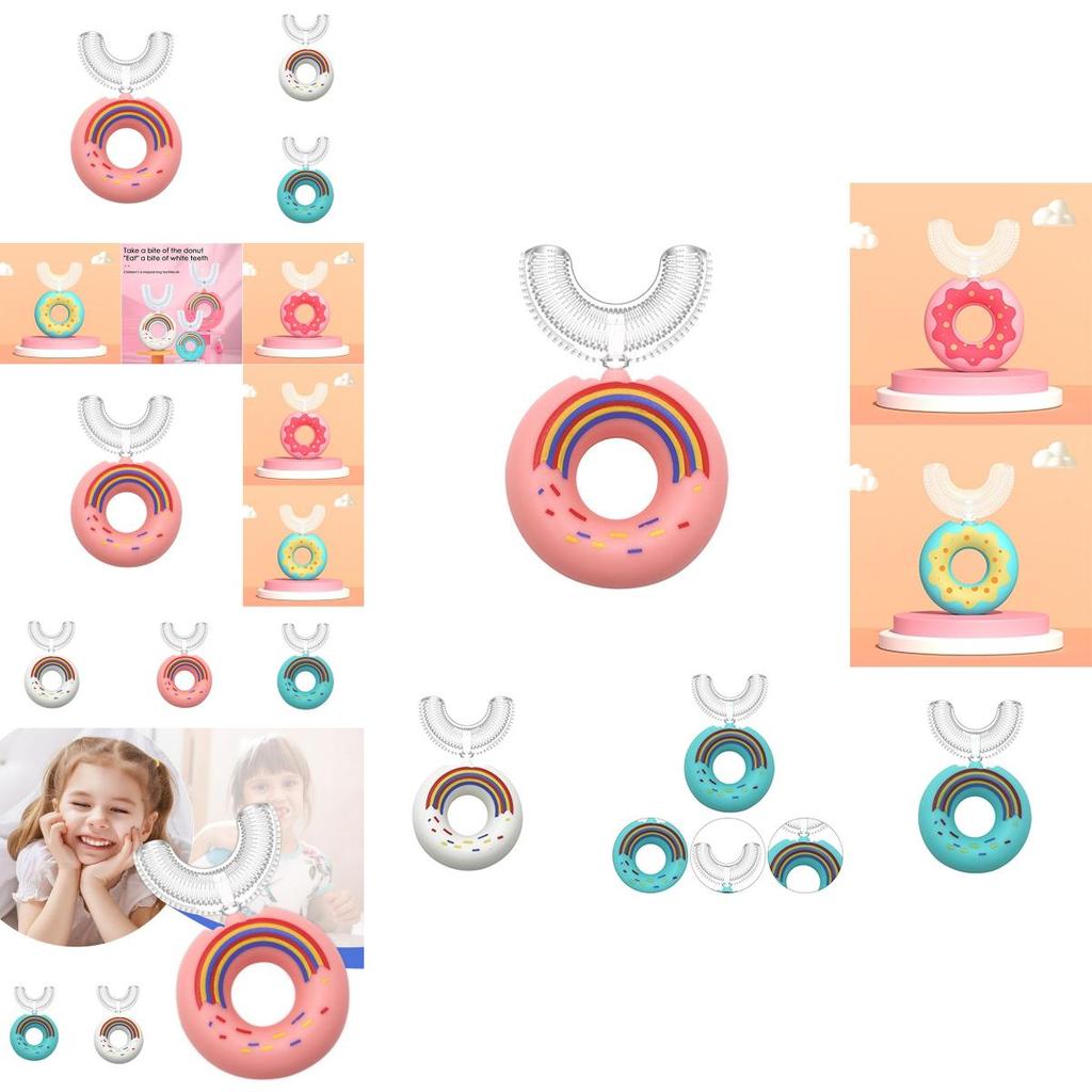 Begeistern Sie Ihre Kinder für das Zähneputzen mit der U-förmigen Silikon-Zahnbürste