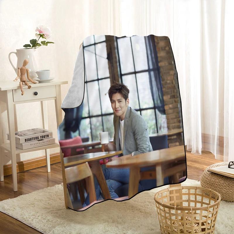 Neuer Artikel Ji Chang Wook Decken Druck Weiche Decke Überwurf für Zuhause/Sofa/Bettwäsche Tragbare Erwachsenen Reise Abdeckdecke