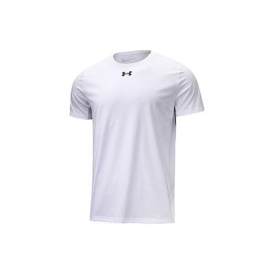 Logo Print Sport Knit Fitted Short Sleeve T-Shirt Men Tops White 22500514-100