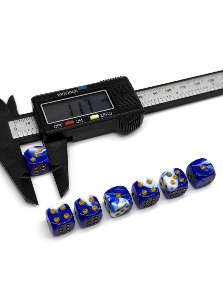 Spot Direct Two-Color Round Corner D6 Dice Game for Teaching and Foreign Trade