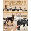 Elevated Dog Bowls, Dog Feeder with 2 Stainless Steel Dishes &1 Slow Feeder Bowl, 5 Heights Adjustable Raised Stand for Medium Large, Food Dishes