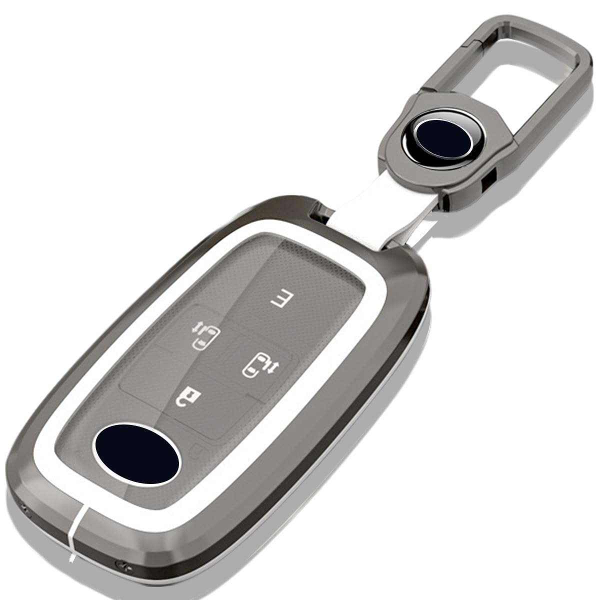 

Toyota Rise RAIZE Roomy ROOMY Exclusive Assembly, Zinc Metal Smart Key Case, Key Holder, Key Cover, white белый