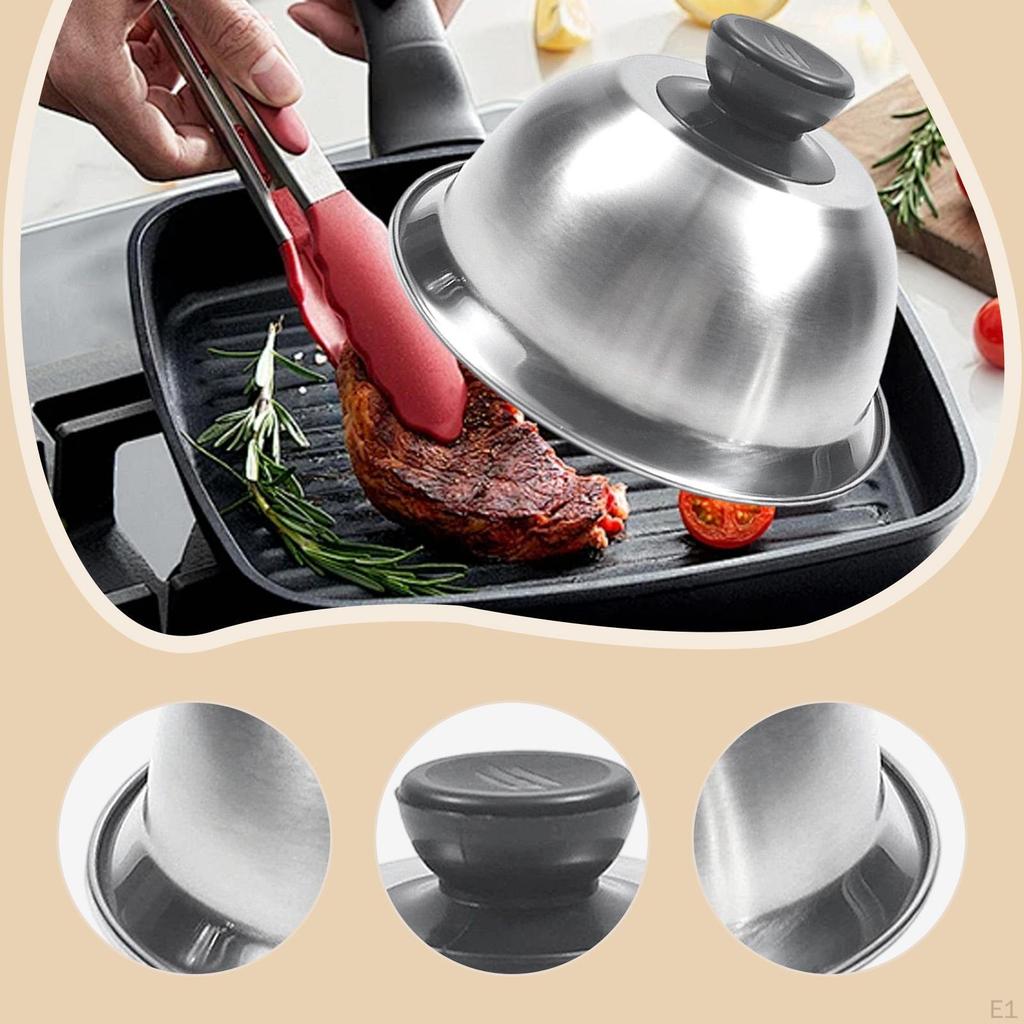 Burger Cover Cheese Melting Dome Barbecue Tool Griddle Accessory Food for