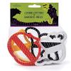 Halloween Cookie Cutters (Plastic, Suitable for Kids) - Set of 4 - Ghost, Cat, Moon, and Pumpkin Designs