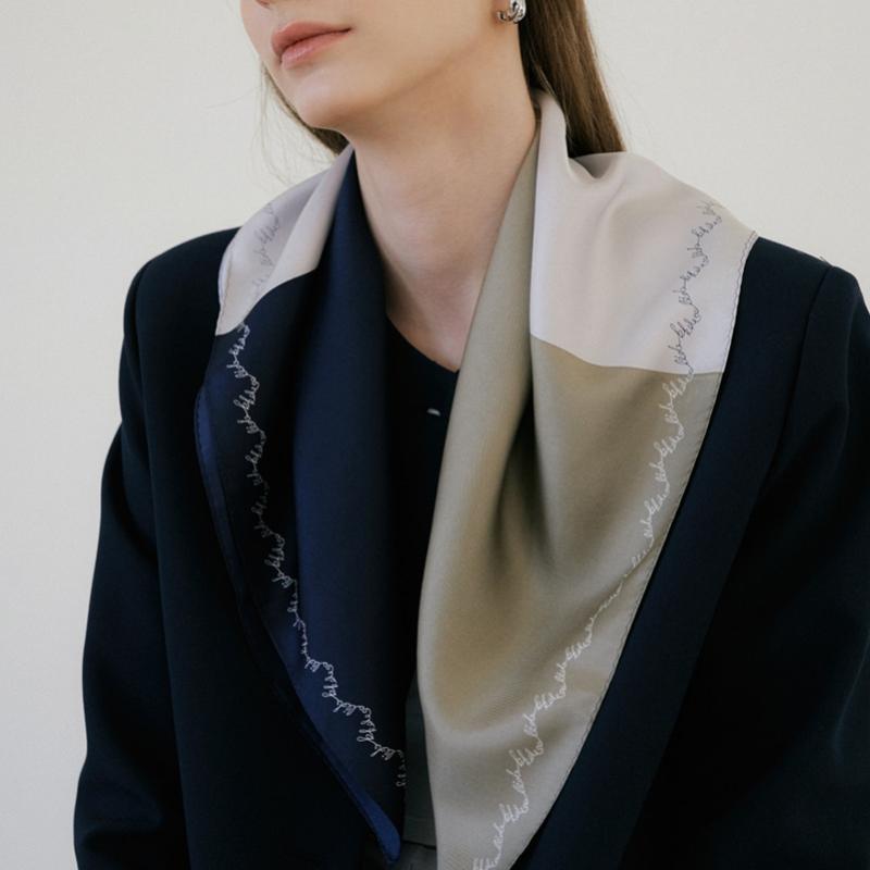 Bb De Soli De Silk Scarf  2color 
