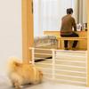 Składana bariera schodowa Bezpieczna i niezawodna bramka dla zwierząt dla psów Wysuwane bramki schodowe dla psów Szerokie