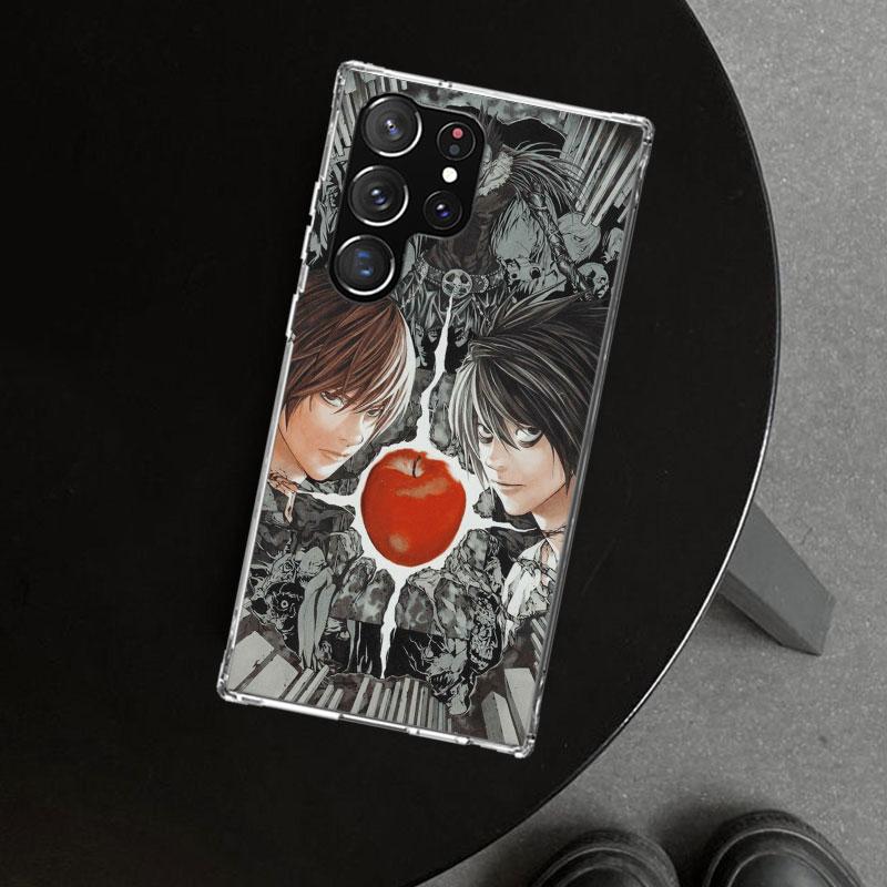 N-Note D-Death Anime Ryuk Phone Case Cover for Samsung Galaxy S26 S25 Edge S24 S23 Ultra S22 Plus S21 FE S20 + Art Customized Fu