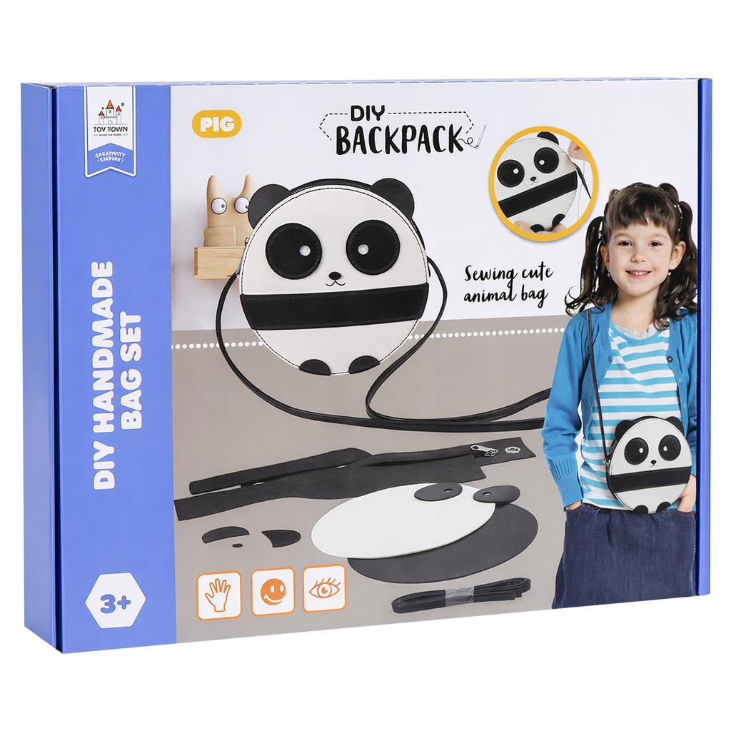 [PACZA] DIY Creative Backpack for DIY Sewing Panda 16 pcs Z3361