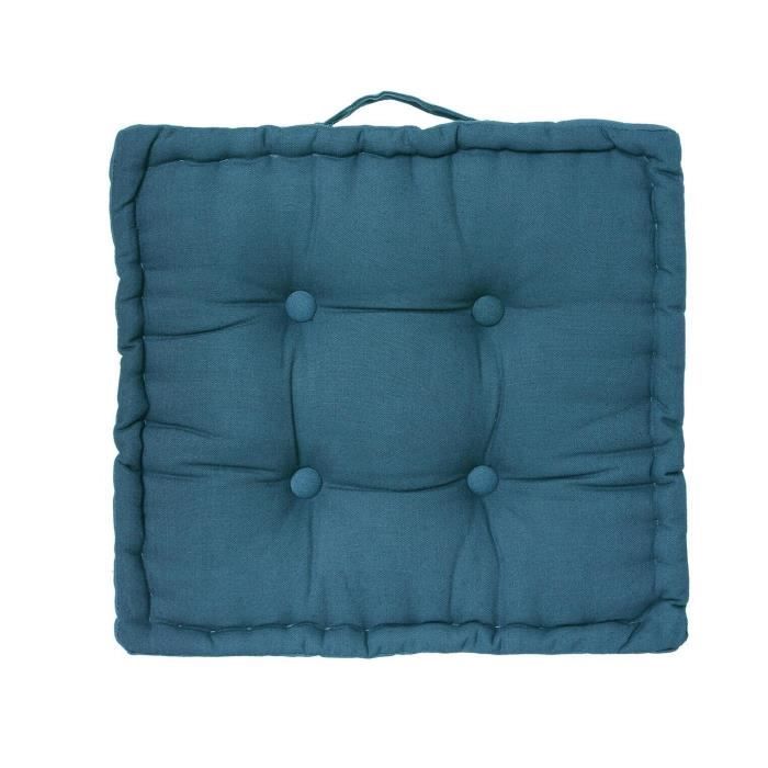 Coussin De Sol - Horizon - 40 X 40 Cm - Coton Recyclé - Non Déhoussable - Intérieur